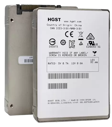 HGST Ultrastar SAS MLC SSD SFF 2.5' 7.68 TB 12 Gbps