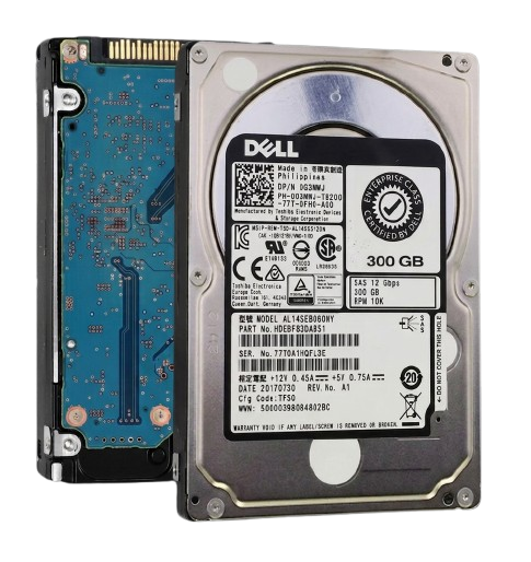 DELL 300 GB SAS HDD SFF 2.5" 12 Gbps